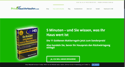 Desktop Screenshot of privat-haus-verkaufen.com